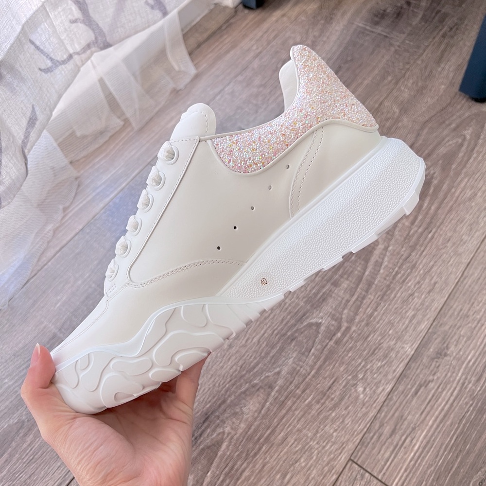 NIB Alexander McQueen Court Leather Sneakers